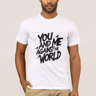 君と僕は反対だ Tシャツ