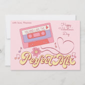 君と僕は完璧なミックスおもしろいバレンタインデー シーズンカード (正面)