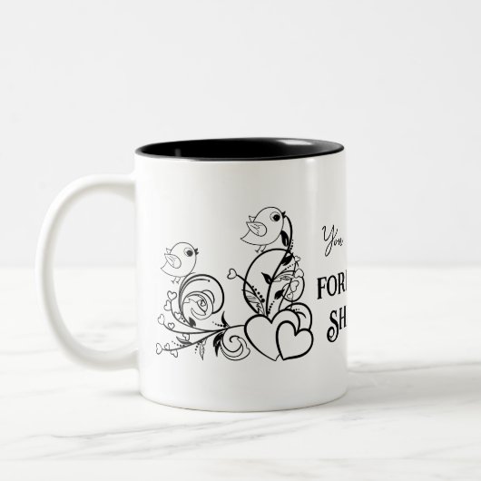 君と僕は永遠にバレンタインデーになる ツートーンマグカップ (左)
