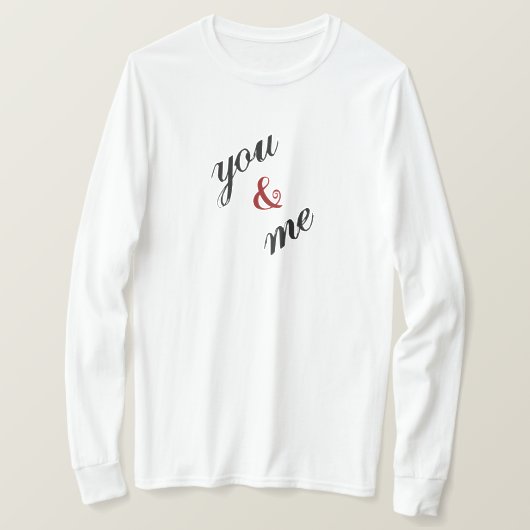君と僕 Tシャツ (デザイン正面)