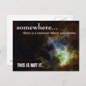 君と同じくらい大切な場所考えだ ポストカード (正面/裏面)