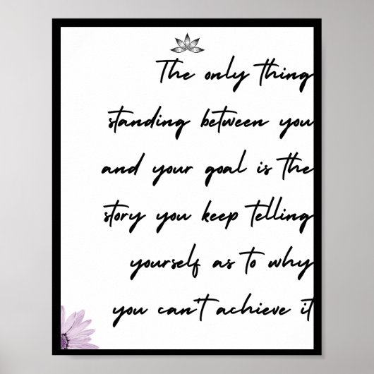 君と君のゴールの間に立つ唯一の事 ポスター (正面)