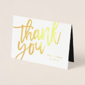 君と君の夫感謝してい人が箔を実在写した 箔カード (正面)