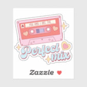 君と私は完璧なミックスValentine's Vinyl シール (シート)