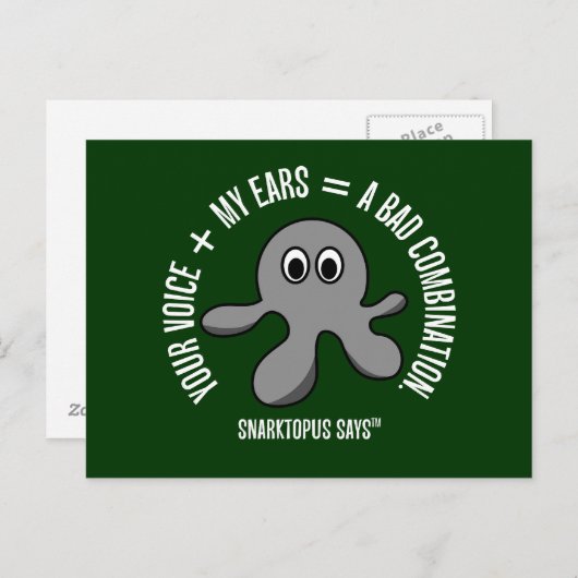 君と話す聞と耳が痛い ポストカード (正面/裏面)