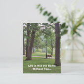 君なしでは人生は同じではない ポストカード (スタンド正面)