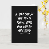 君なら何でもできる白黒卒業 カード (黄色い花)