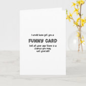 君におもしろカード得を持って行くが君と同じ年なら カード (黄色い花)