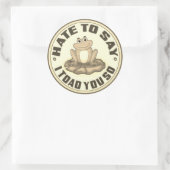 君にそう言うのは大嫌いだ ラウンドシール (バッグ)