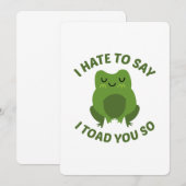 君にそう言うのは大嫌いだ 招待状 (正面/裏面)