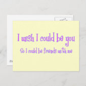 君になれたらなあ ポストカード (正面/裏面)