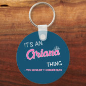 君には分からないのはアリアナだ キーホルダー (正面)