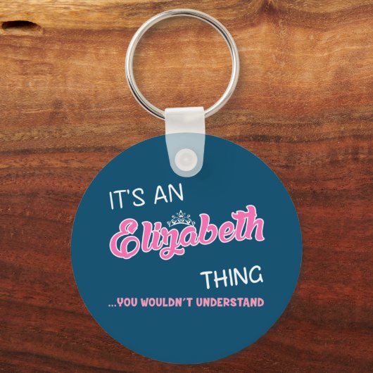 君には分からないのはエリザベスだ キーホルダー (正面)