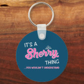 君には分からないのはシェリー酒だ キーホルダー (正面)