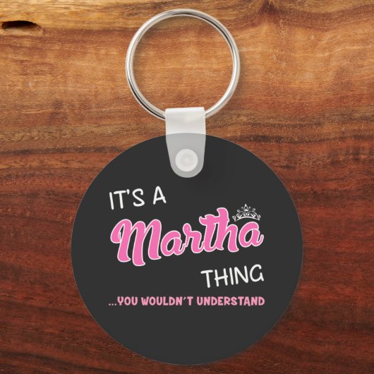 君には分からないのはマーサだ キーホルダー (正面)