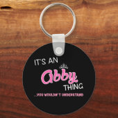 君には分からないようなアビーの話だ キーホルダー (正面)