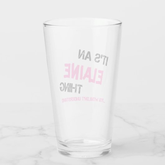 君には分からないようなエレーンの事 タンブラーグラス (裏面)