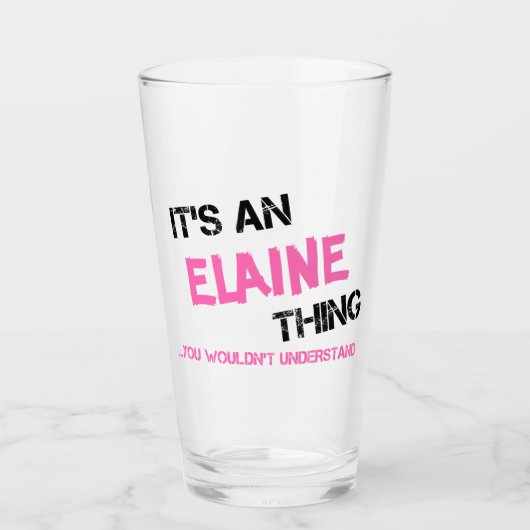 君には分からないようなエレーンの事 タンブラーグラス (正面)