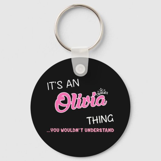 君には分からないようなオリビアの話だ キーホルダー (正面)