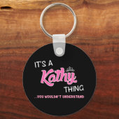 君には分からないようなキャシーなものだ キーホルダー (正面)