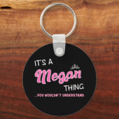 君には分からないようなメーガン的な事だ キーホルダー (正面)