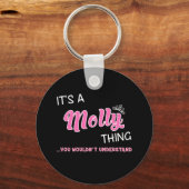 君には分からないようなモリーな事だ キーホルダー (正面)