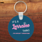 君には分からないようなロレーヌの話だ キーホルダー (正面)