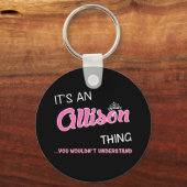 君には分からないアリソンのものだ キーホルダー (正面)