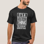 君には分からないサスカチュワンの話だ Tシャツ (正面)