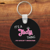 君には分からないジュディな事だ キーホルダー (正面)