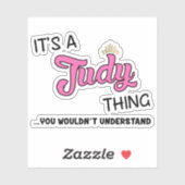 君には分からないジュディな事だ シール (シート)