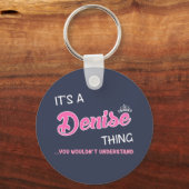 君には分からないデニースの話だ キーホルダー (正面)