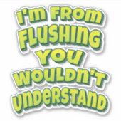 君には分からないフラッシュから来た シール (正面)