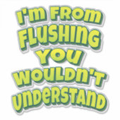 君には分からないフラッシュから来た シール (正面)