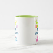 君には分からないベビーシッターだ ツートーンマグカップ (中央)