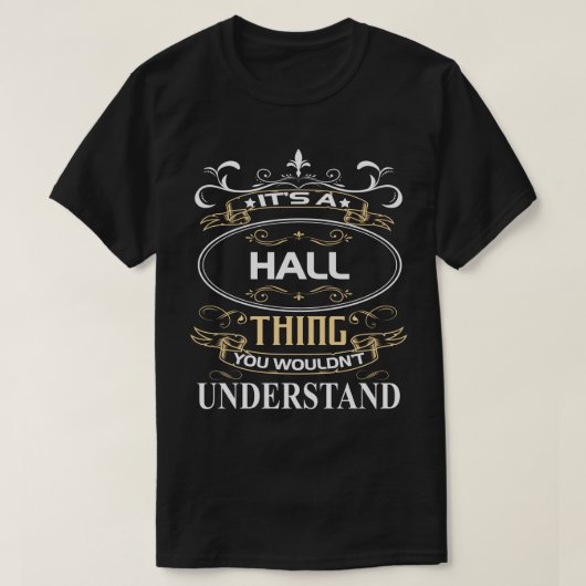 君には分からないホールだ Tシャツ (デザイン正面)
