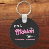 君には分からないマリオンの事だ キーホルダー (正面)