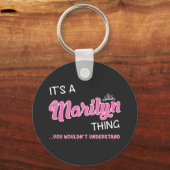 君には分からないマリリンの物だ キーホルダー (正面)