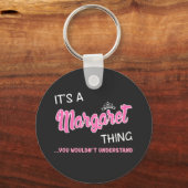 君には分からないマーガレットの作品だ キーホルダー (正面)