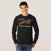 君には分からないラブラドールの話だ Tシャツ (正面フル)