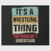 君には分からないレスリングの話だ ラッピングペーパー (フラット)