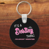 君には分からない運命の事だ キーホルダー (正面)