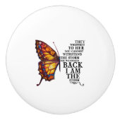 君には耐えられぬと彼らは彼女にささやいた セラミックノブ (正面)