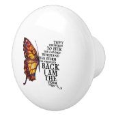 君には耐えられぬと彼らは彼女にささやいた セラミックノブ (右)