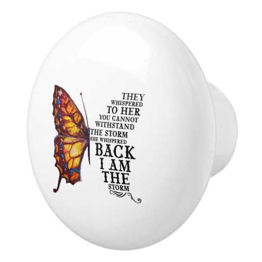 君には耐えられぬと彼らは彼女にささやいた セラミックノブ (右)