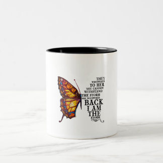 君には耐えられぬと彼らは彼女にささやいた ツートーンマグカップ