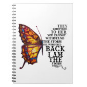 君には耐えられぬと彼らは彼女にささやいた ノートブック (正面)