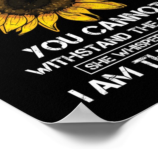 君には耐えられぬと彼らは彼女にささやいた ポスター (角)