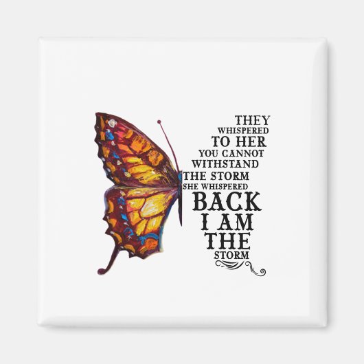 君には耐えられぬと彼らは彼女にささやいた マグネット (正面)