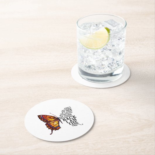 君には耐えられぬと彼らは彼女にささやいた ラウンドペーパーコースター (インサイチュ)